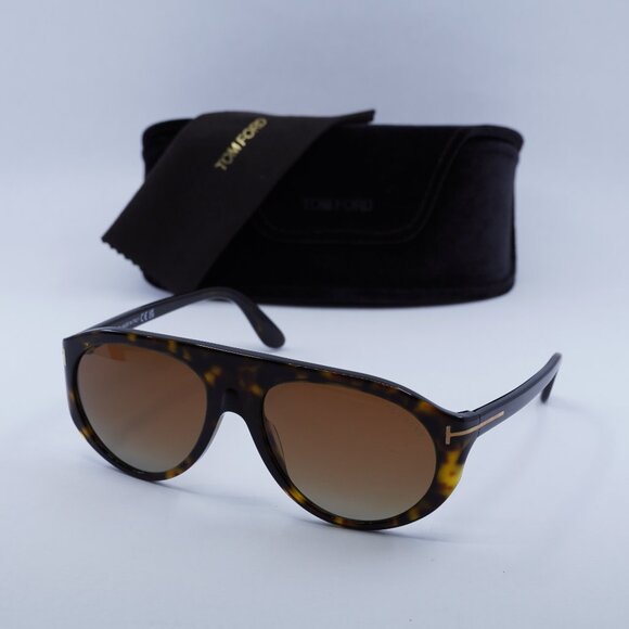 Final Price! Tom Ford Rex 02 FT1001 52F Sunglasses - Picture 1 of 8